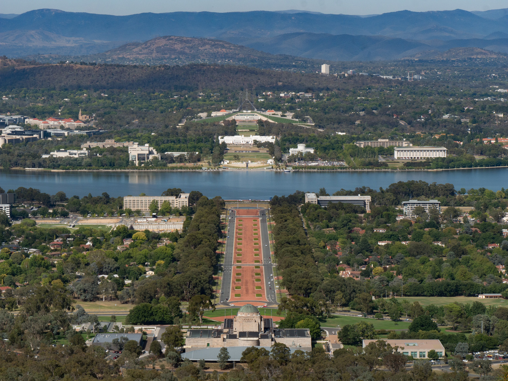 Capital District of Canberra, seat of Australian Parliament and ATO headquarters (Photo: Jay Galvin, CC BY 2.0)