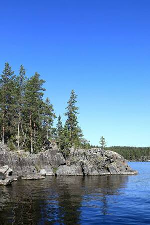 The shores of Lake Ladoga