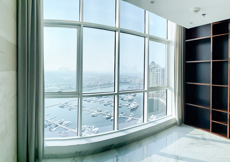 The view from inside Ruja Ignatova’s Dubai penthouse apartment