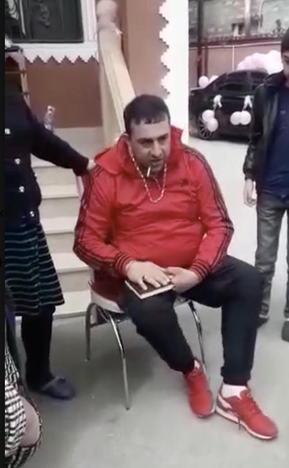 Rahman Babayev swearing on the Koran to renounce drugs. A few days later, he was dead. (Credit: WhatsApp)