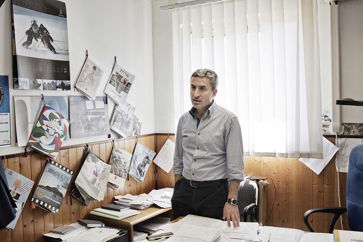 Carmine Mosca, deputy chief of the police flying squad in Palermo (Photo: Valentino Bellini)