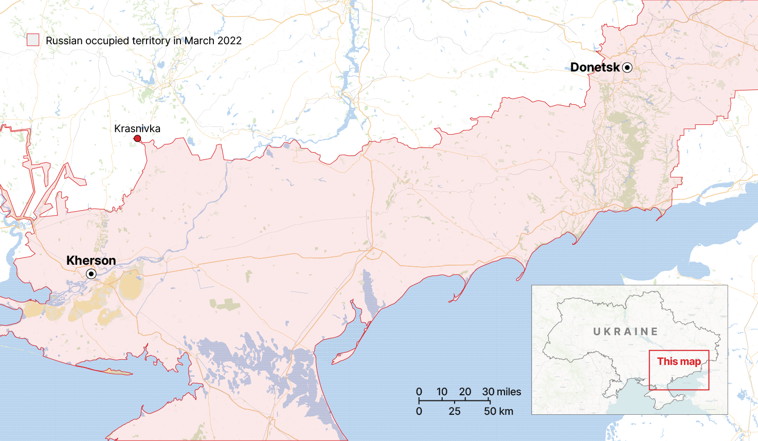 Krasnivka map