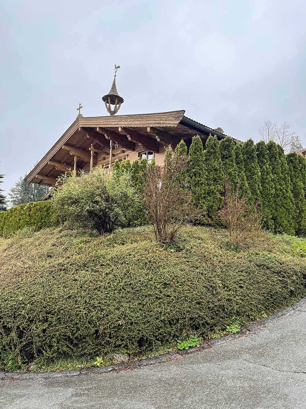 One of the villas