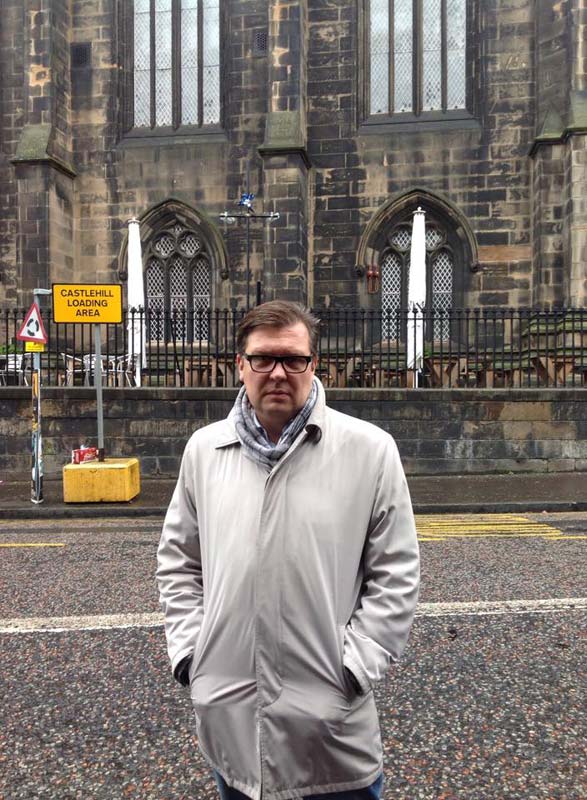 Dmitry Martynov, one of the electoral observers who travelled with the Russian delegation from ROIIP to Edinburgh.