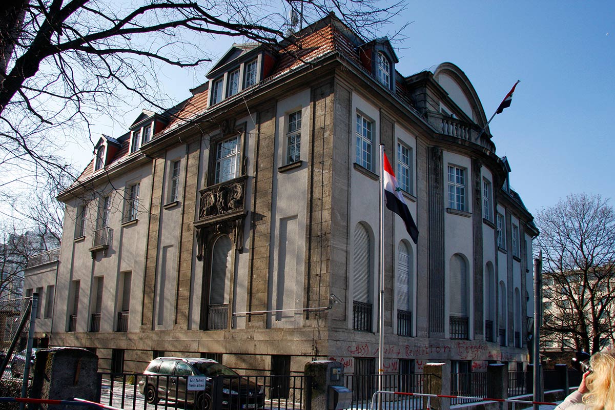 The Syrian Embassy in Berlin. (Credit: 360b / Alamy Stock Photo)