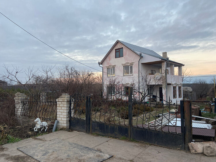 Huzhiavichus's family home in Kropyvnytskyi