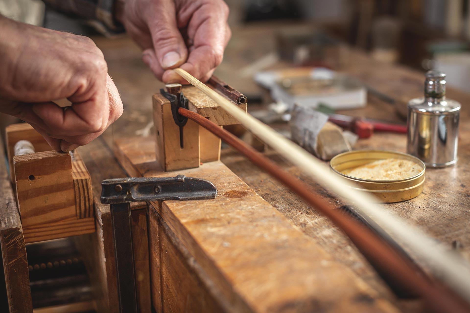Violin sales bow makers