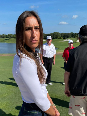 Yashchyshyn at the Trump’s International Golf Club