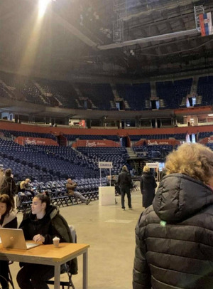 Inside the Belgrade Arena