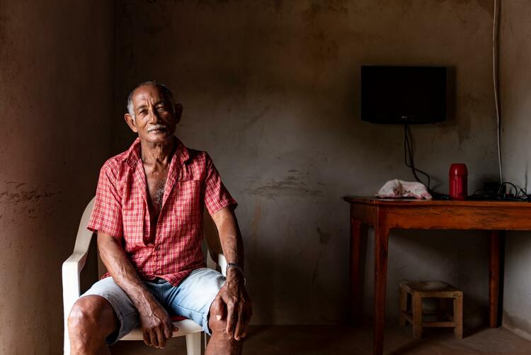 Deusinho, a former farm worker