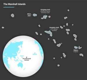Marshall Islands locator map