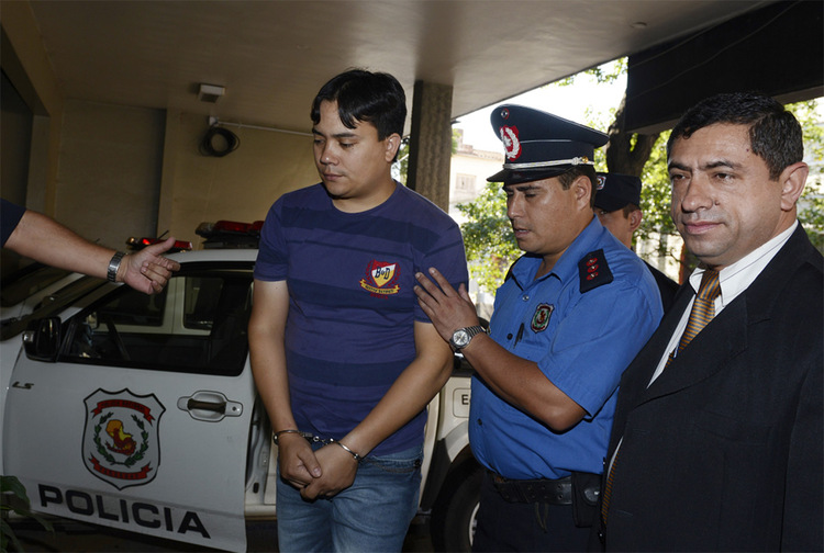 Julio Cesar Belmonte do Amaral seen at the Police Investigations Department