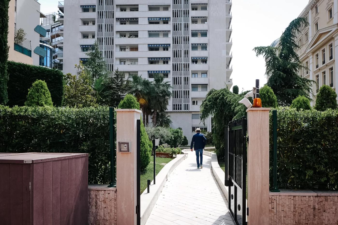 The luxury Monaco apartment block