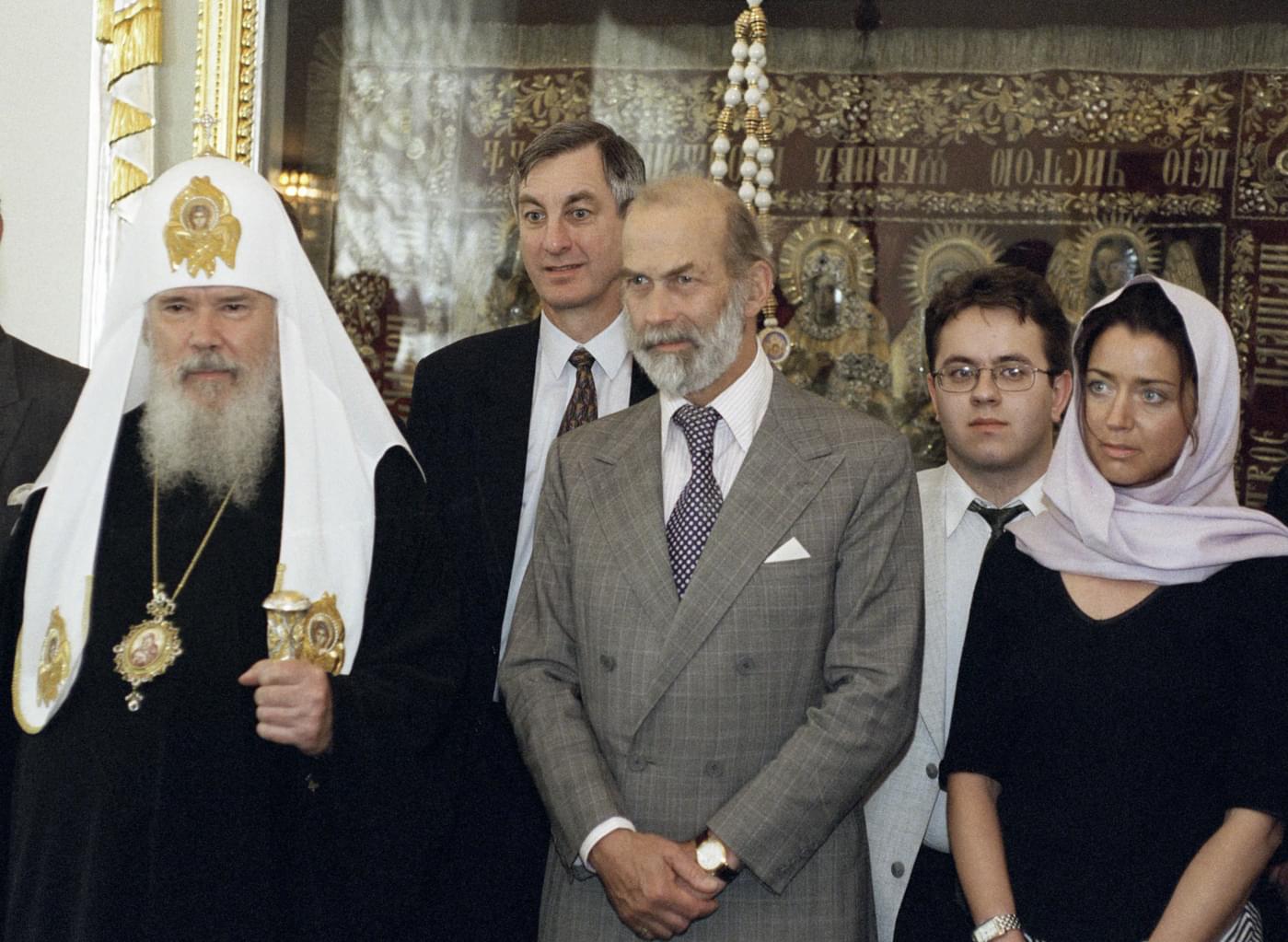 rotenberg-files/prince-michael-with-patriarch-alexius-II.jpg