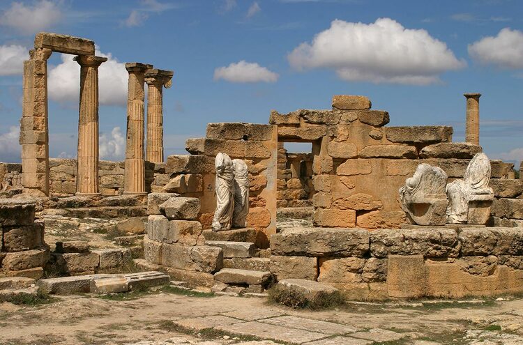 Ruins of the ancient city of Cyrene