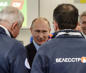 Vladimir Putin in coversation