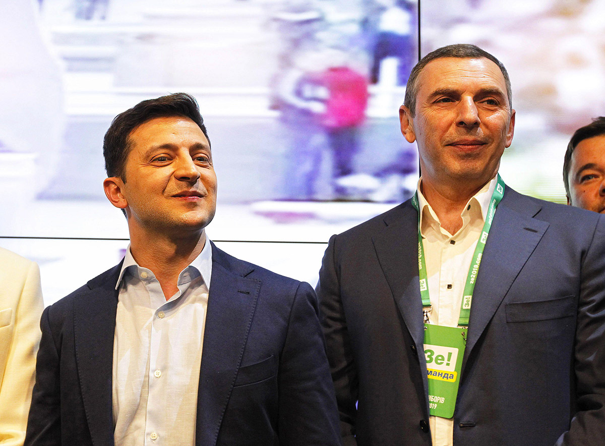 Serhiy Shefir a Volodymyr Zelensky