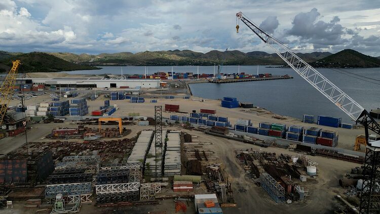 Motukea port near PNG’s capital