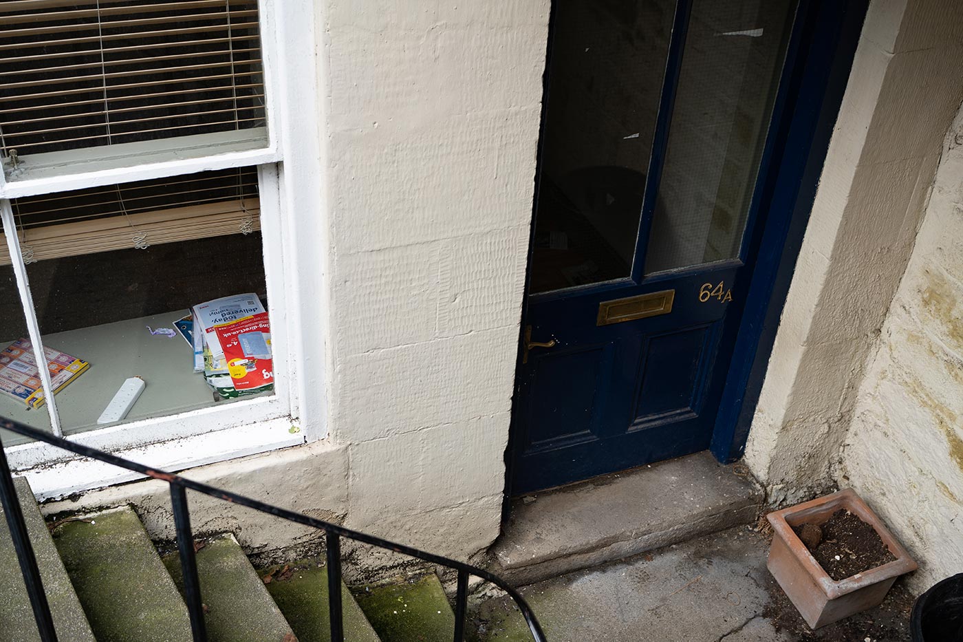 The basement flat in central Edinburgh