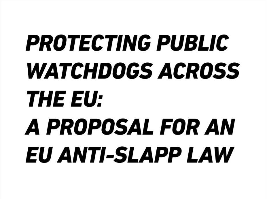 NGOs Call for EU Law Against SLAPPs