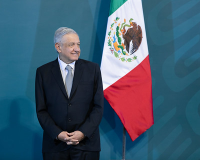 President Andre Manuel Lopez Obrador has come under fire for his 'soft' stance against the cartels (Photo: flickr, Creative Commons Licence)