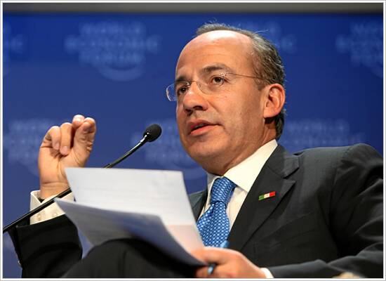 Against the backdrop of his increasingly hard-line stance on graft, Lopez-Obrador has said he would be willing to extradite Calderon (pictured) at the request of the US (Photo: World Economic Forum, CC SA-BY 3.0)