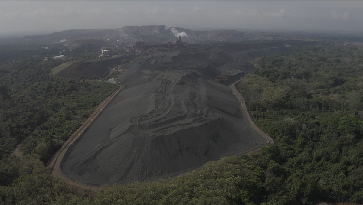 Drone view of the Cerro Matoso mine