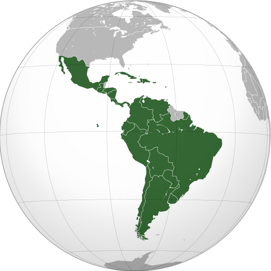550px-Latin America orthographic projection.svg