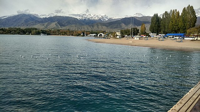 Kolbayev is currently restricted to his hometown of Cholpon-Ata which sits on the shores of Kyrgyzstan's lake Issyk Kul. (Source: Wikimedia Commons)