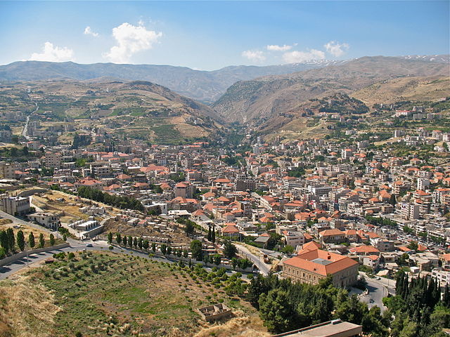 Lebanon's fertile Beqaa Valley region has historically been a center of agriculture as well as drug cultivation. (Source: Wikimedia Commons)
