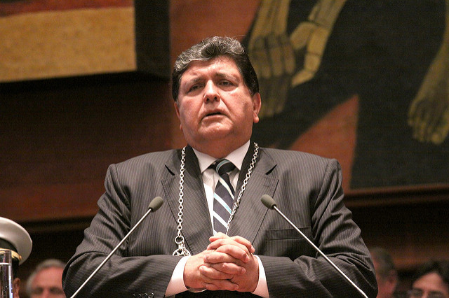 Alan Garcia former President of Peru