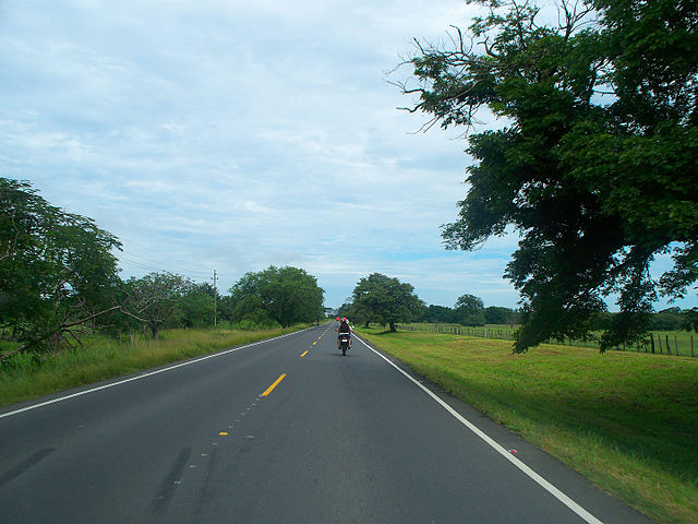 Carretera Panamericana en Gunacaste Costa Rica