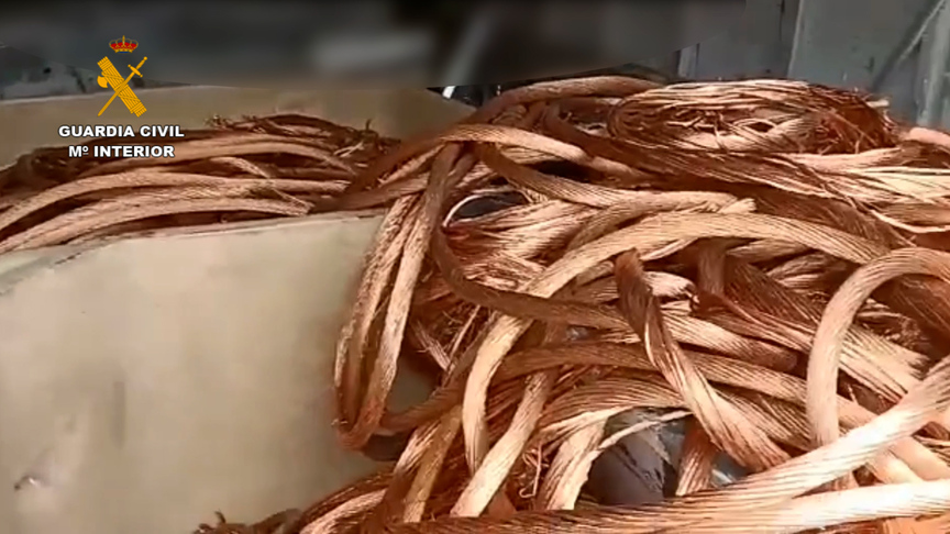 Spanish Police Arrest 16 Linked to Theft of 58 Tonnes of Copper Cable