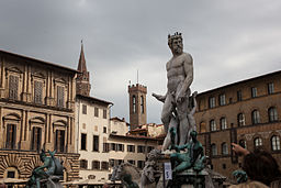 Fountain of Neptune Florence Italy 1