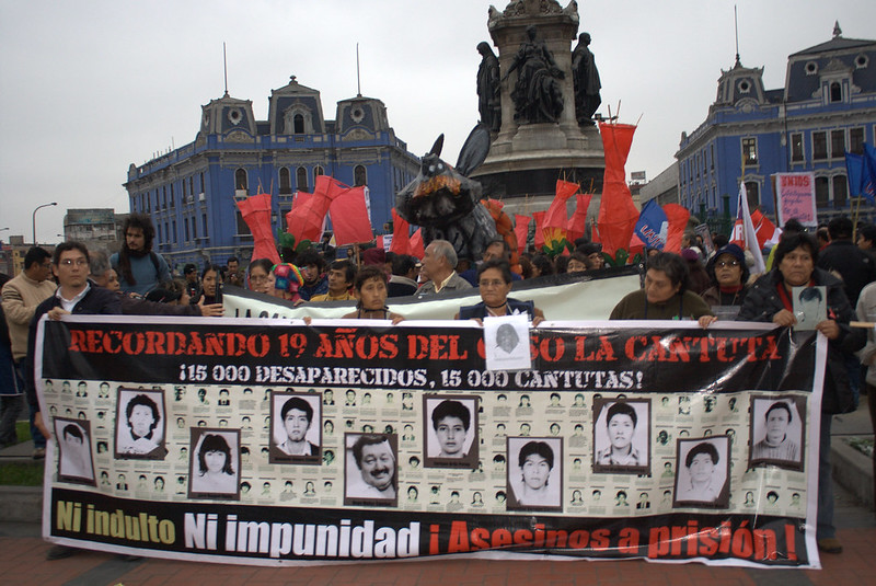Fujimori Victims Protests 2011