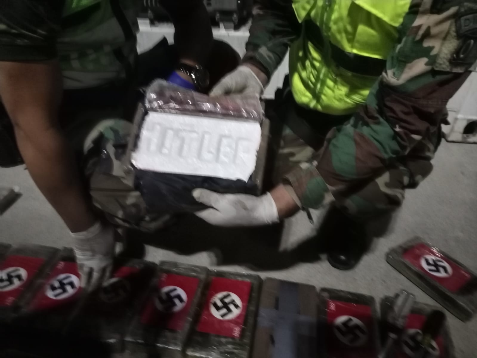 Peru Seizes Cocaine in Packages with Hitler’s Name and Nazi Flag on Them