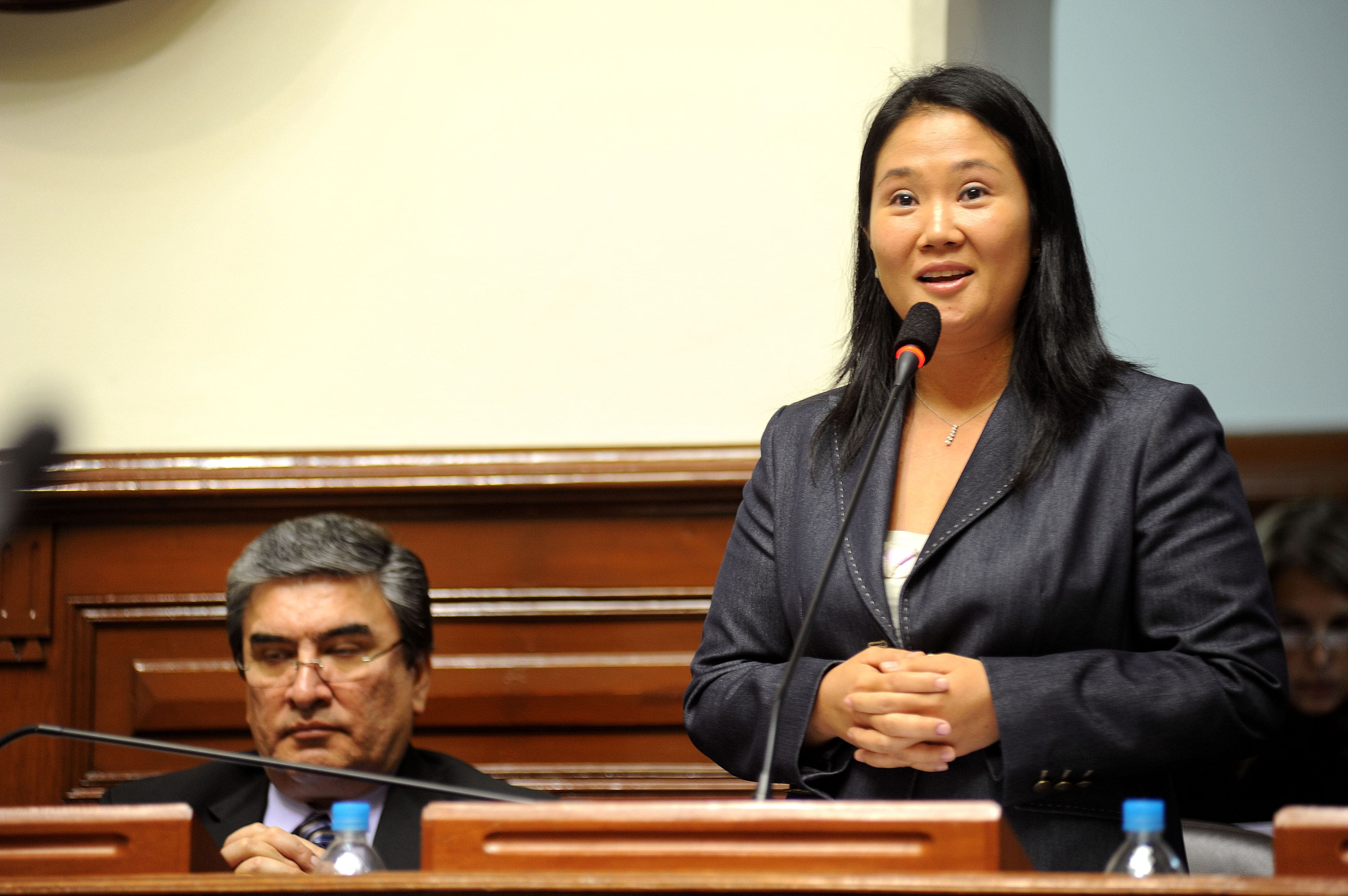 If Fujimori is declared the winner of the election, her corruption trial would be delayed until the end of her presidential term. (Source: Wikimedia Commons)