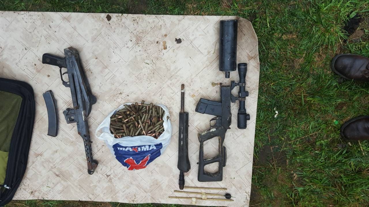 Siezed rifles from the raids (From: Lithuanian Police)