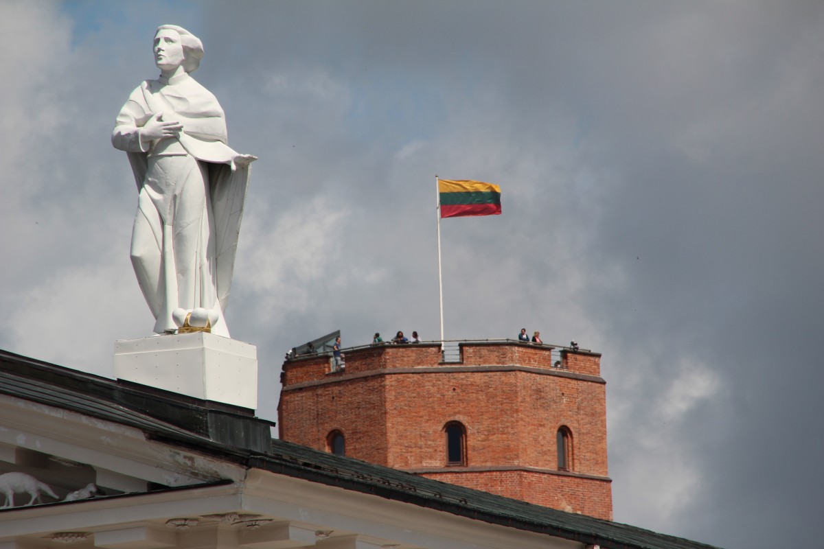 Lithuania Flag Vilnius