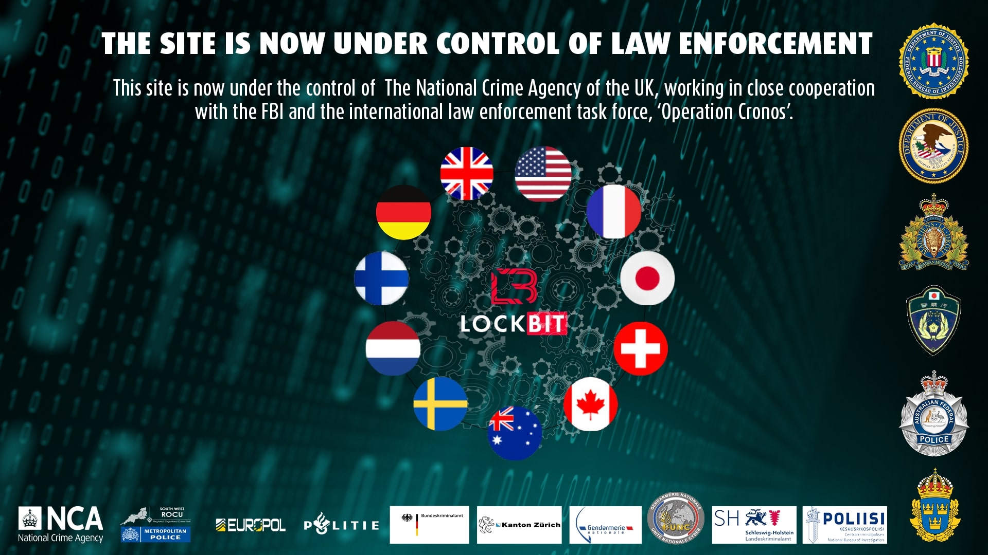 International Operation Targets Notorious LockBit Ransomware Group