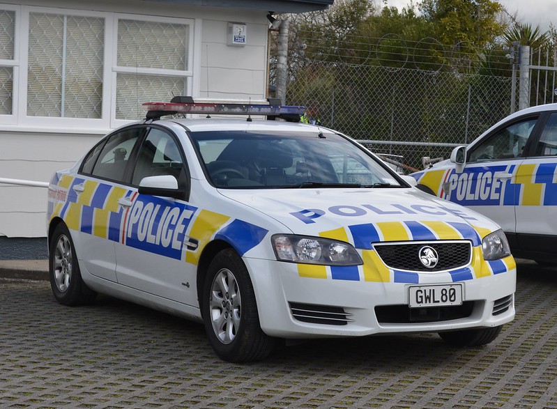 New Zealand police car