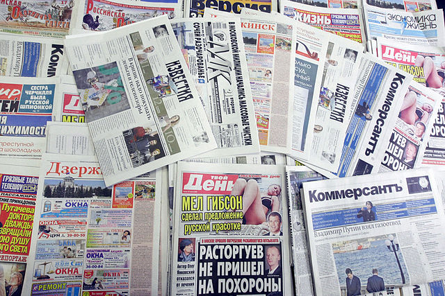 Newspapers Russia