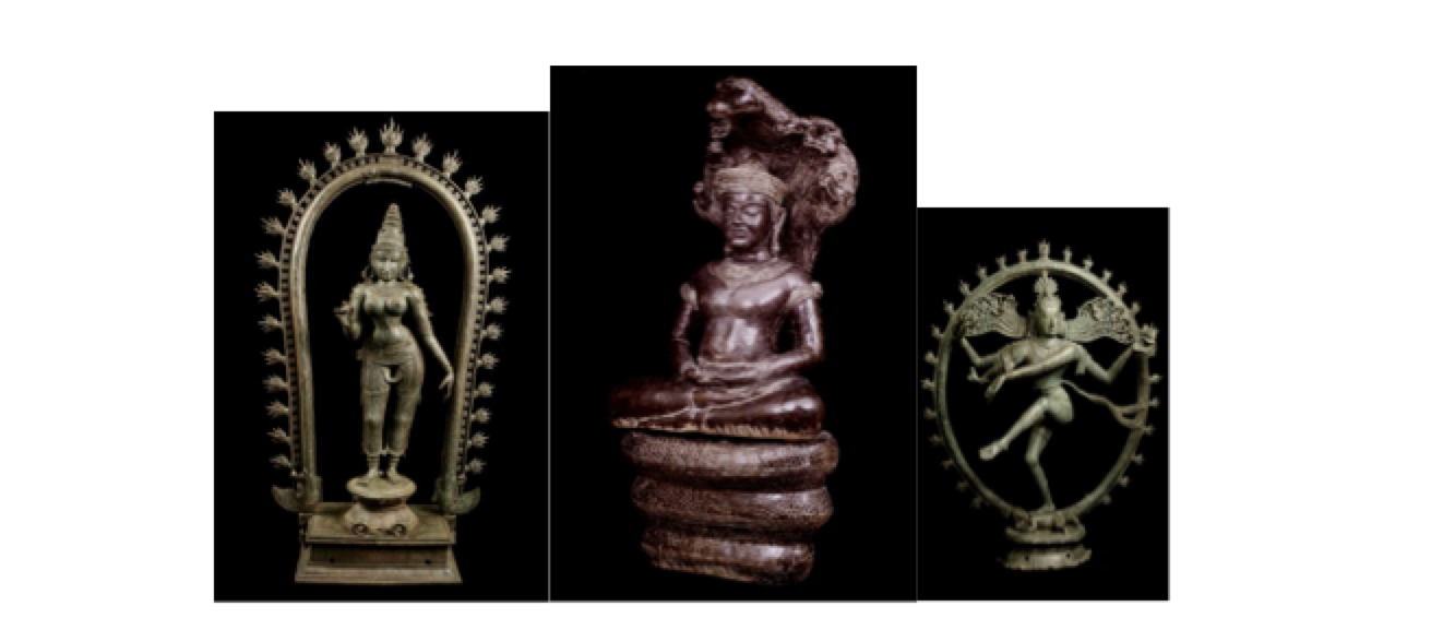 Among the items Smith restored was an 11th century Khmer “Naga Buddha” statue. 