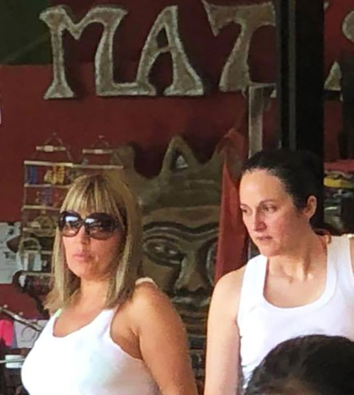 Udrea and Bica together in a Costa Rican restaurant. (Photo: Facebook)