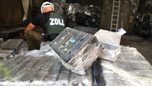 Cocaine found on ship from Montevideo (Photo: Hauptzollamt Hamburg)