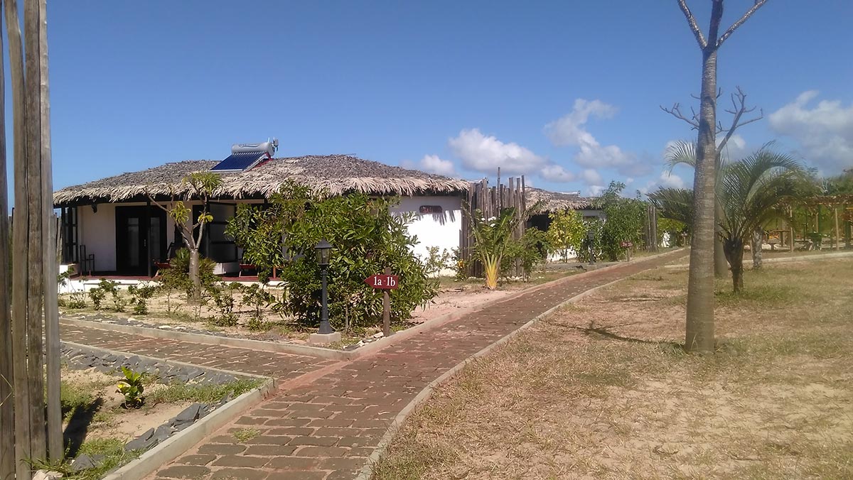 One of the 16 bungalows on the resort. (Photo: Riana Randrianarisoa)