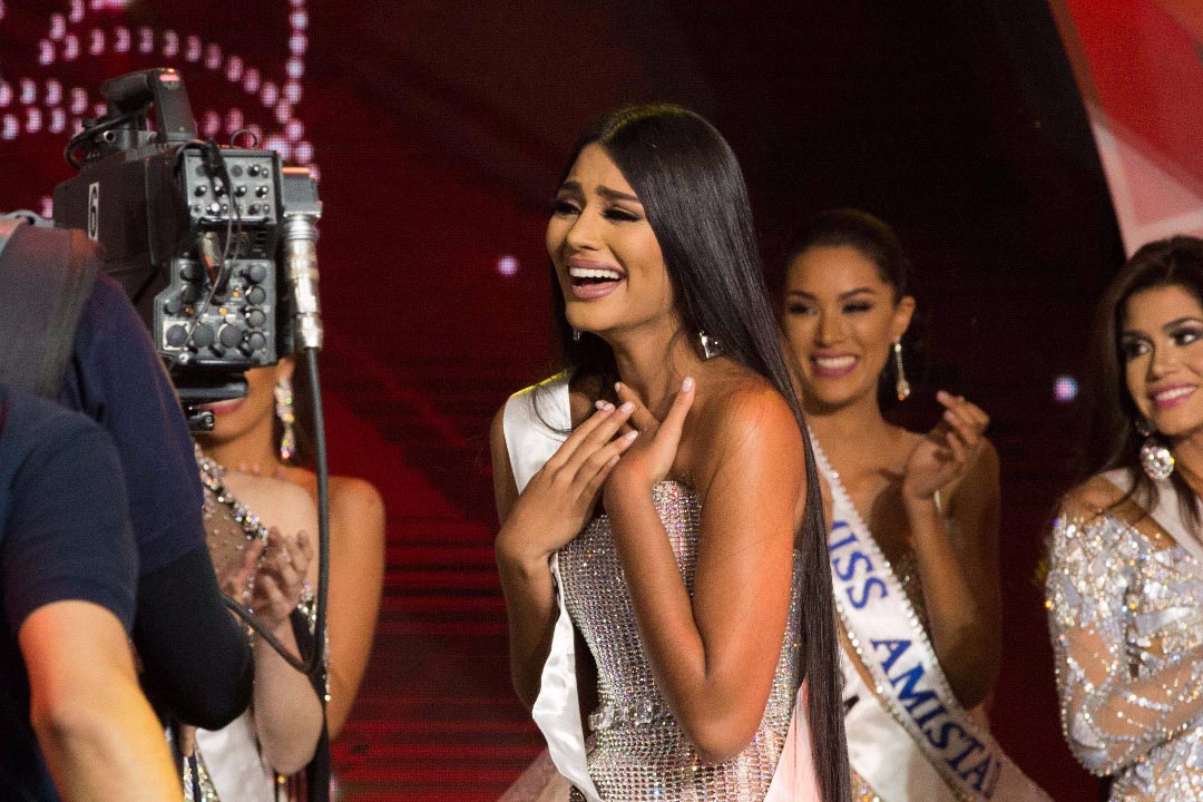 The 2017 Miss Venezuela pageant. (Photo: EFE news agency)