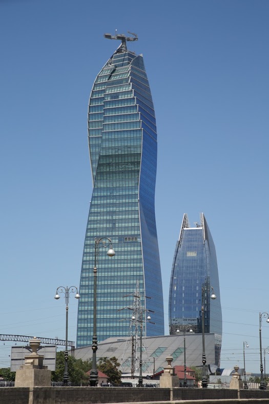 The SOCAR Tower was officially opened on May 30, three years after its original completion deadline. (Photo Credit: OCCRP)
