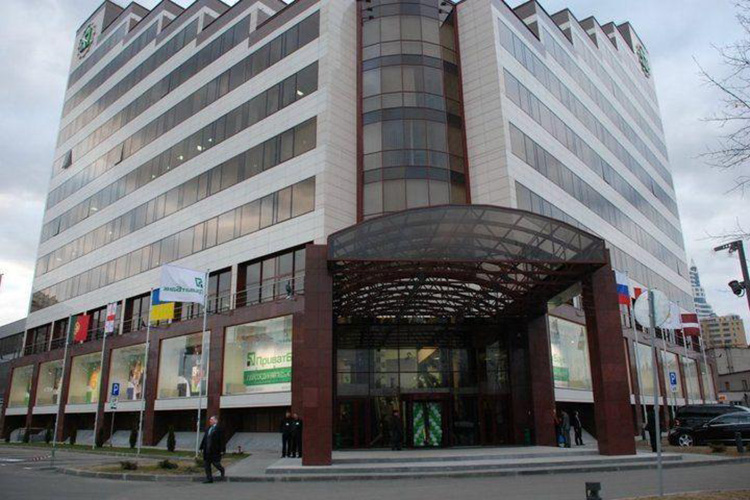 The headquarters of Privatbank in Kyiv, Ukraine. (Photo: Privatbank)