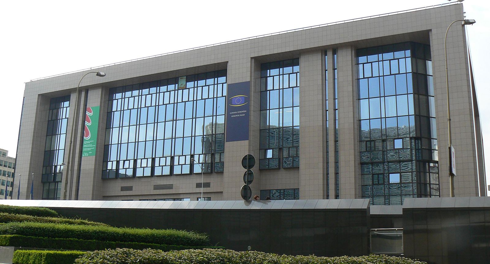 European council building in Brussels